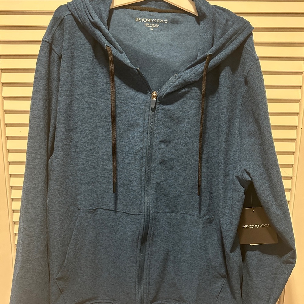 Beyond Yoga Deep Blue Hoodie